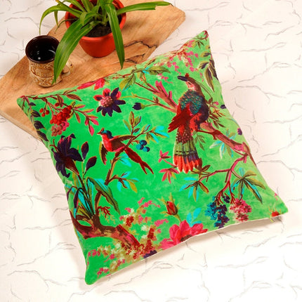 Mexican Painter Pillow Case, Frida Floral Decorative Cushion, Mexican Painter Art Garden Country Mexico Muertes Cushion Cover