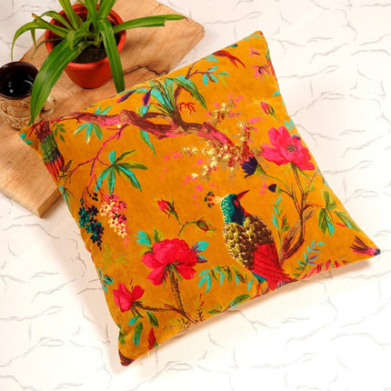 Mexican Painter Pillow Case, Frida Floral Decorative Cushion, Mexican Painter Art Garden Country Mexico Muertes Cushion Cover