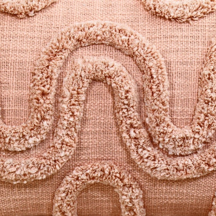 Tassels Linen Cushion Cover 30*50cm Beige Pillow Cover Handmade Boho rustic decor cream Moroccan Cushions Hand Tufted Cushion Lumbar Pillow