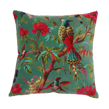 Mexican Painter Pillow Case, Frida Floral Decorative Cushion, Mexican Painter Art Garden Country Mexico Muertes Cushion Cover