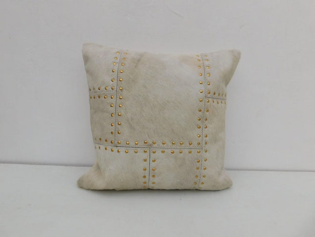 Exotic Cowhide Cushion Pillowcases Brown, Leather Cushion, Black and White 40*40cm Gift | Christmas Decor Cushion Pillow Covers