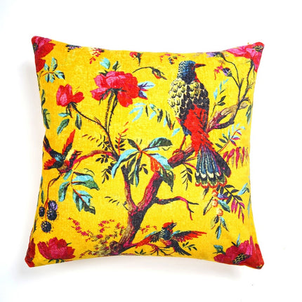Mexican Painter Pillow Case, Frida Floral Decorative Cushion, Mexican Painter Art Garden Country Mexico Muertes Cushion Cover
