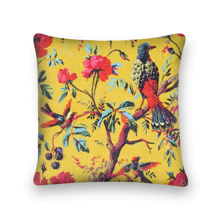 Mexican Painter Pillow Case, Frida Floral Decorative Cushion, Mexican Painter Art Garden Country Mexico Muertes Cushion Cover