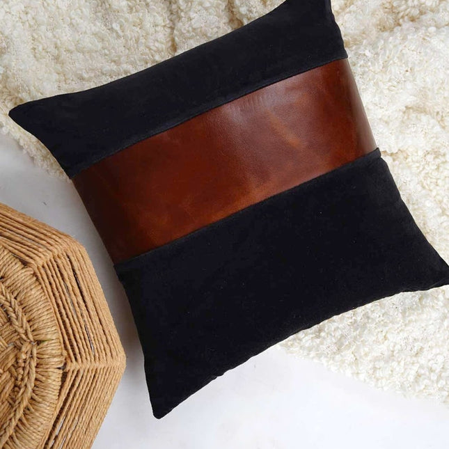 Genuine Leather Cushion Cover Pillow Cover Leather Pillow Leather Cushion Vintage Leather Tan Pillow Cover