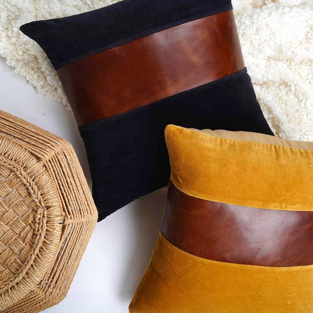 Genuine Leather Cushion Cover Pillow Cover Leather Pillow Leather Cushion Vintage Leather Tan Pillow Cover