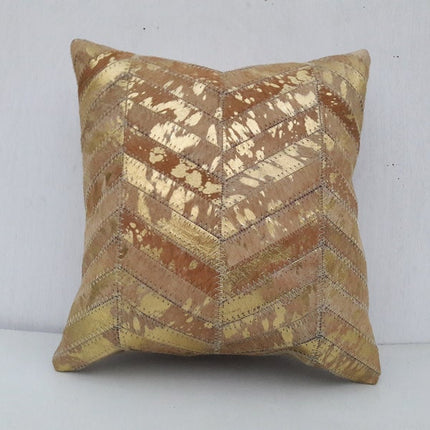 Exotic Cowhide Cushion Pillowcases Brown, Leather Cushion, Black and White 40*40cm Gift | Christmas Decor Cushion Pillow Covers