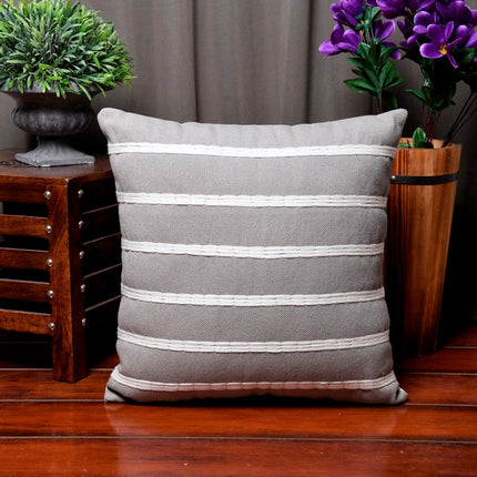 Tassels Linen Cushion Cover 50*50cm Beige Pillow Cover Handmade Boho rustic decor cream Moroccan Cushions Hand Tufted Cushion Lumbar Pillow