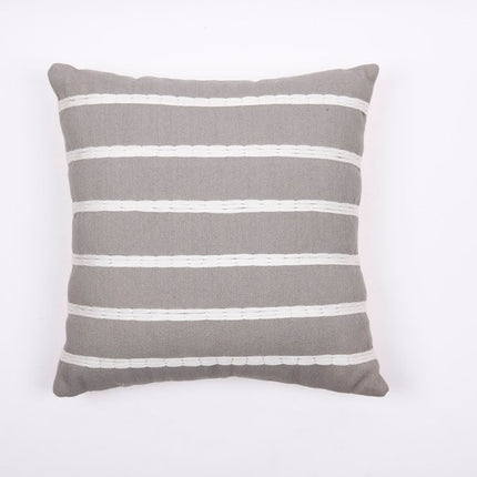 Tassels Linen Cushion Cover 50*50cm Beige Pillow Cover Handmade Boho rustic decor cream Moroccan Cushions Hand Tufted Cushion Lumbar Pillow