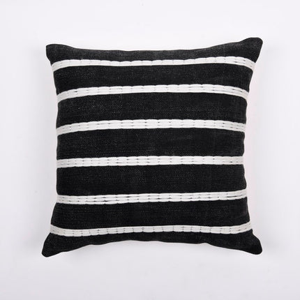 Tassels Linen Cushion Cover 50*50cm Beige Pillow Cover Handmade Boho rustic decor cream Moroccan Cushions Hand Tufted Cushion Lumbar Pillow