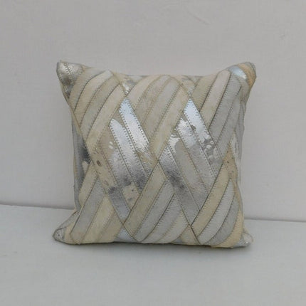 Exotic Cowhide Cushion Pillowcases Brown, Leather Cushion, Black and White 40*40cm Gift | Christmas Decor Cushion Pillow Covers