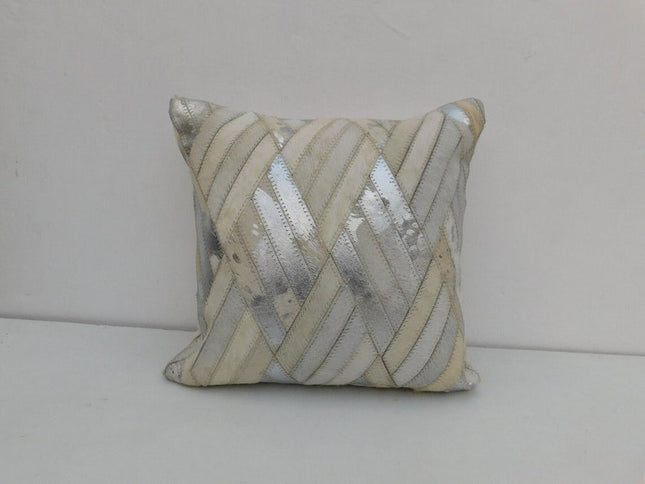 Exotic Cowhide Cushion Pillowcases Brown, Leather Cushion, Black and White 40*40cm Gift | Christmas Decor Cushion Pillow Covers