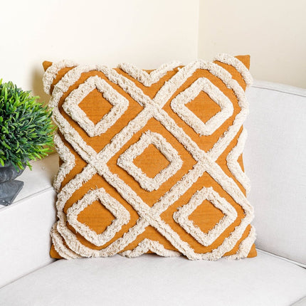 Moroccan Cushion Tassel Cushion Boho Cushion Hand Tufted Cushion Decorative Pillow Lumber Pillow 50*50cm