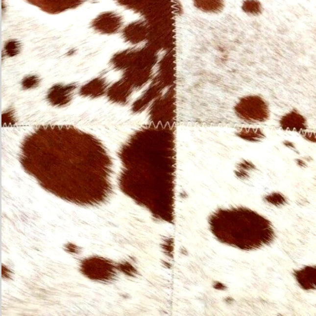 Exotic Cowhide Cushion Pillowcases Brown, Leather Cushion, Black and White 40*40cm Gift | Christmas Decor Cushion Pillow Covers