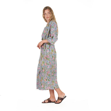 Linen Connections Frida Cotton Kimono Bathrobe Valentines Day Gift Turkish Cardigan Nightwear Dressing Gown Beach Bikini Summer CK10
