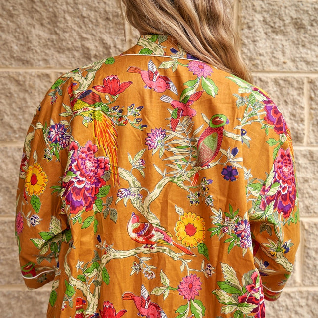 Linen Connections Frida Cotton Kimono Bathrobe Valentines Day Gift Turkish Cardigan Nightwear Dressing Gown Beach Bikini Summer CK65