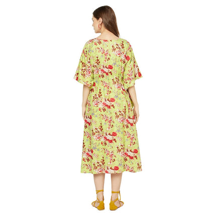 Cotton Kaftan, Caftan, Maxi Dress, Cotton Dress, Plus size Clothing, Comfortable clothing for Women, Maternity Gown, Long Robe, Night Gown Kaf33