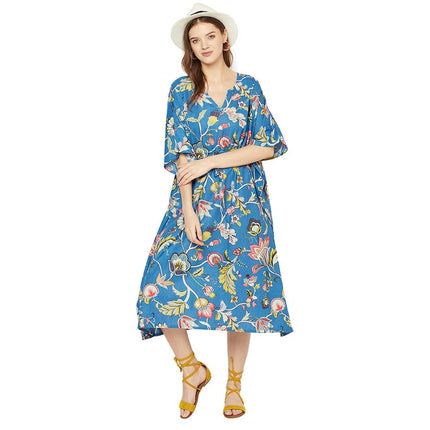 Cotton Kaftan, Caftan, Maxi Dress, Cotton Dress, Plus size Clothing, Comfortable clothing for Women, Maternity Gown, Long Robe, Night Gown Kaf36