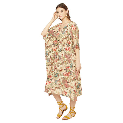 Cotton Kaftan, Caftan, Maxi Dress, Cotton Dress, Plus size Clothing, Comfortable clothing for Women, Maternity Gown, Long Robe, Night Gown Kaf43