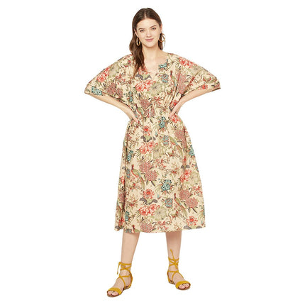 Cotton Kaftan, Caftan, Maxi Dress, Cotton Dress, Plus size Clothing, Comfortable clothing for Women, Maternity Gown, Long Robe, Night Gown Kaf43