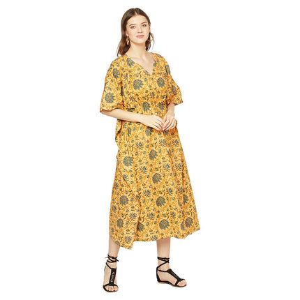 Cotton Kaftan, Caftan, Maxi Dress, Cotton Dress, Plus size Clothing, Comfortable clothing for Women, Maternity Gown, Long Robe, Night Gown Kaf44
