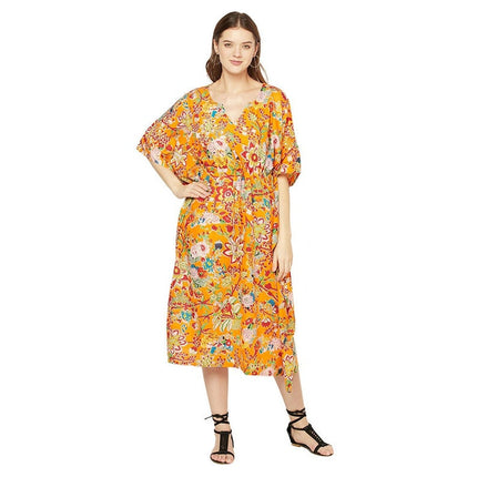 Cotton Kaftan, Caftan, Maxi Dress, Cotton Dress, Plus size Clothing, Comfortable clothing for Women, Maternity Gown, Long Robe, Night Gown Kaf52