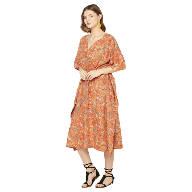 Cotton Kaftan, Caftan, Maxi Dress, Cotton Dress, Plus size Clothing, Comfortable clothing for Women, Maternity Gown, Long Robe, Night Gown Kaf69