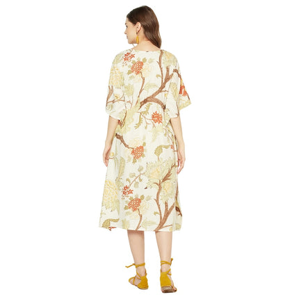 Cotton Kaftan, Caftan, Maxi Dress, Cotton Dress, Plus size Clothing, Comfortable clothing for Women, Maternity Gown, Long Robe, Night Gown Kaf70