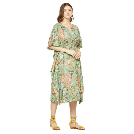 Cotton Kaftan, Caftan, Maxi Dress, Cotton Dress, Plus size Clothing, Comfortable clothing for Women, Maternity Gown, Long Robe, Night Gown Kaf73