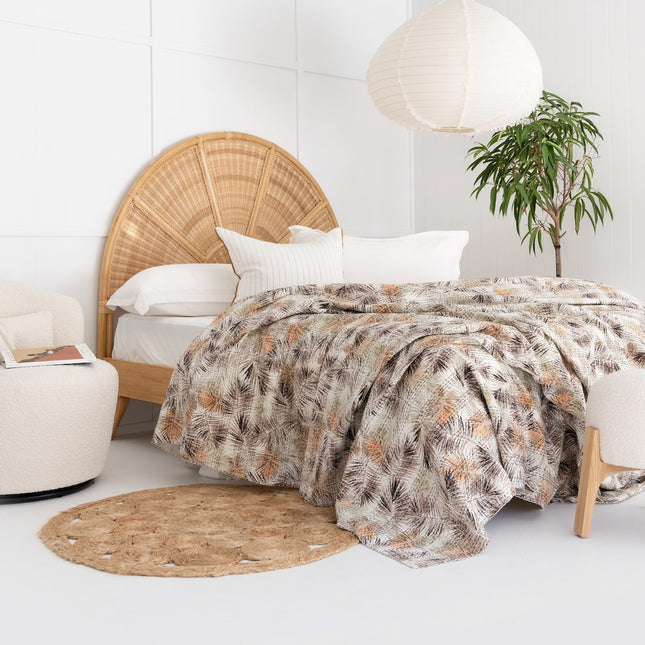 Kantha Quilt Indian Quilt Block Print Quilt Bedspread Bohemian Boho Cotton Throw Quilt Handmade Blanket Doona King Size