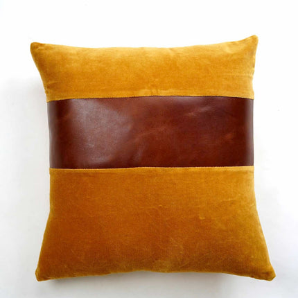 Genuine Leather Cushion Cover Pillow Cover Leather Pillow Leather Cushion Vintage Leather Tan Pillow Cover
