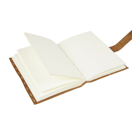 Vintage Leather Journal Recycled Paper Journal, For Notes, Notebook, Sketch book, Diary, Handmade Book,100% Recycled Rag,Tree Free Paper