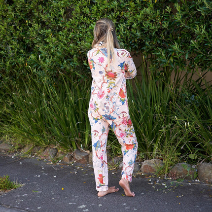 Pyjamas/ Floral Pure Cotton P J Set, Pijamas Set ,Night Wear, Soft Cotton Night Suit- Gift for her, Bridesmaid PJ'sLounge Wear  - M