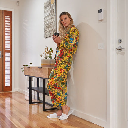Pyjamas/ Floral Pure Cotton P J Set Pijamas Set Night Wear Soft Cotton Night Suit- Gift for her Bridesmaid PJ'sLounge Wear - S