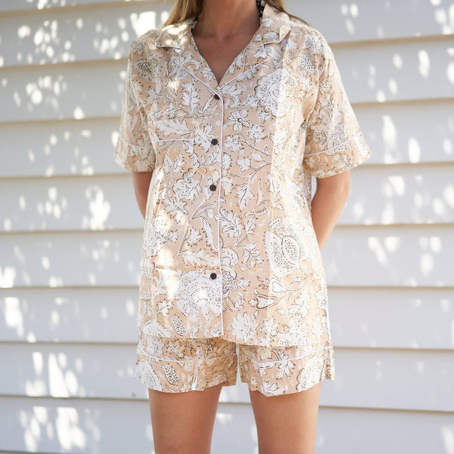 Women's Cotton Pj Shorts, Pajama Set Women, Bridesmaid Pajama, Cotton Sleep Shorts, Sleepwear Mothers Day Valentines Day Gift  - XL