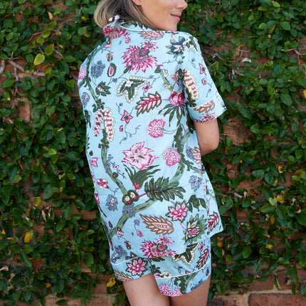 Women's Cotton Pj Shorts, Pajama Set Women, Bridesmaid Pajama, Cotton Sleep Shorts, Sleepwear Mothers Day Valentines Day Gift  - S