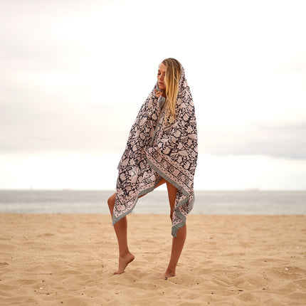 Cotton Sarong| Block Print Sarong Pareo| Cotton Boho Scarf| Neck Head Wrap|Beach Sarong| Gift for her|Mothers Day Valentines Birthday Summer