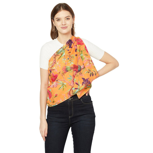 Bird Scarf, Bird Print Scarf, Tree Bird Scarf,Spring Summer Scarf,Autumn Scarf,Gifts For Her,Women Scarf, Gifts For Women Cotton Scarf