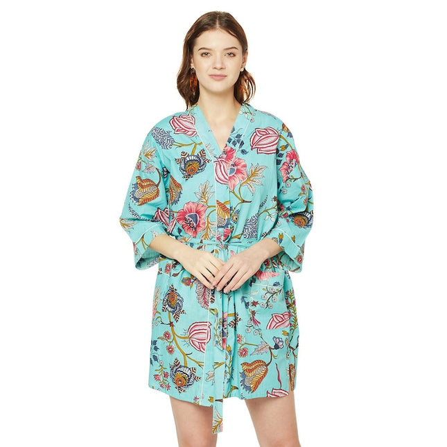 Kimono Cotton Kimono Bathrobe Frida Valentines Day GiftBird Bathrobe Turkish Bathrobe Cardigan Nightwear Dressing Gown Beach Bikini Summer SCK41