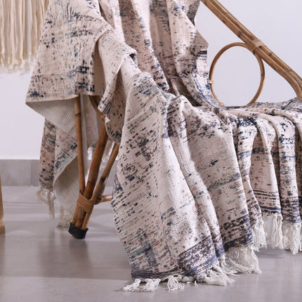 Luxury Rustic Cotton Wool Throw Rug Blanket Quilt   Large Picnic Throw Rug   Gift Valentines Mothers Day Easter   Boho Throw   Home Decor