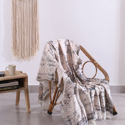 Luxury Rustic Cotton Wool Throw Rug Blanket Quilt   Large Picnic Throw Rug   Gift Valentines Mothers Day Easter   Boho Throw   Home Decor