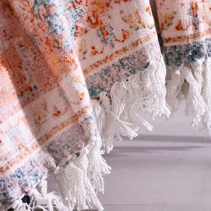 Luxury Rustic Cotton Wool Throw Rug Blanket Quilt   Large Picnic Throw Rug   Gift Valentines Mothers Day Easter   Boho Throw   Home Decor