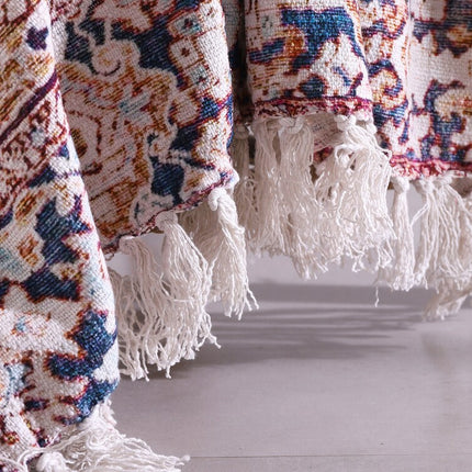 Luxury Rustic Cotton Wool Throw Rug Blanket Quilt   Large Picnic Throw Rug   Gift Valentines Mothers Day Easter   Boho Throw   Home Decor