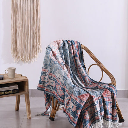 Luxury Rustic Cotton Wool Throw Rug Blanket Quilt   Large Picnic Throw Rug   Gift Valentines Mothers Day Easter   Boho Throw   Home Decor