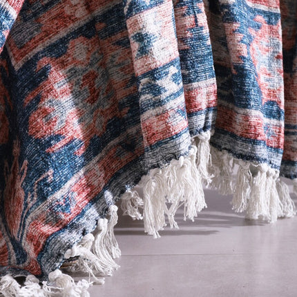 Luxury Rustic Cotton Wool Throw Rug Blanket Quilt   Large Picnic Throw Rug   Gift Valentines Mothers Day Easter   Boho Throw   Home Decor