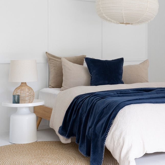 Luxury Rustic Cotton Velvet Throw Rug Blanket Quilt Large Picnic Throw Rug Gift Valentines Mothers Day Easter Boho Throw Home Decor