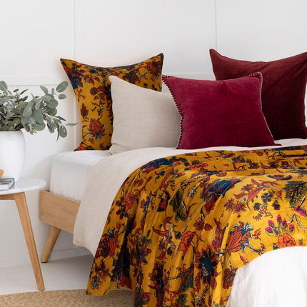 Mexican Painter Velvet Throw, Frida Floral Decorative Throw, Mexican Painter Art Garden Country Mexico Muertes Throw Cotton Velvet Throw