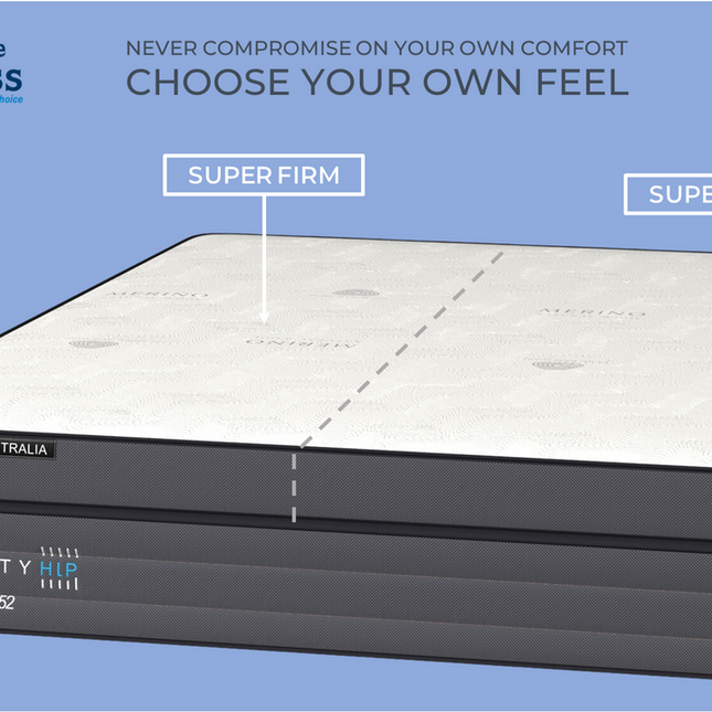 Serenity King Split Feel Mattress – Both Sides Super Firm