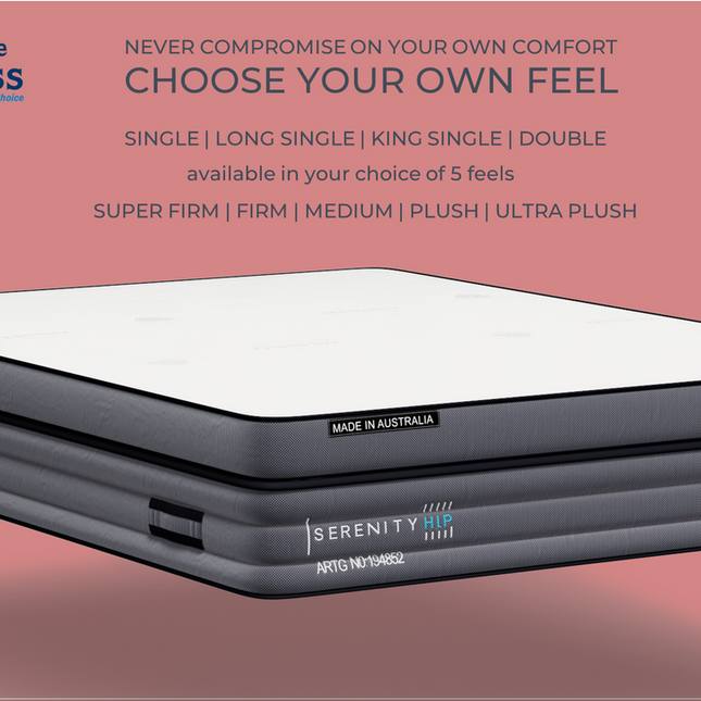 Serenity Long Single Mattress – Firm