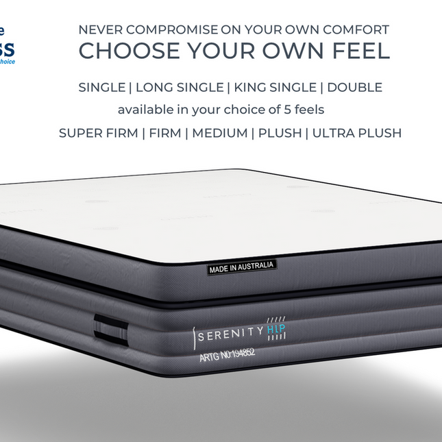 Serenity Long Single Mattress – Plush