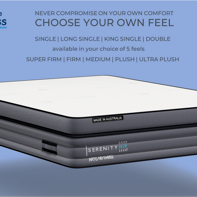 Serenity Long Single Mattress – Super Firm